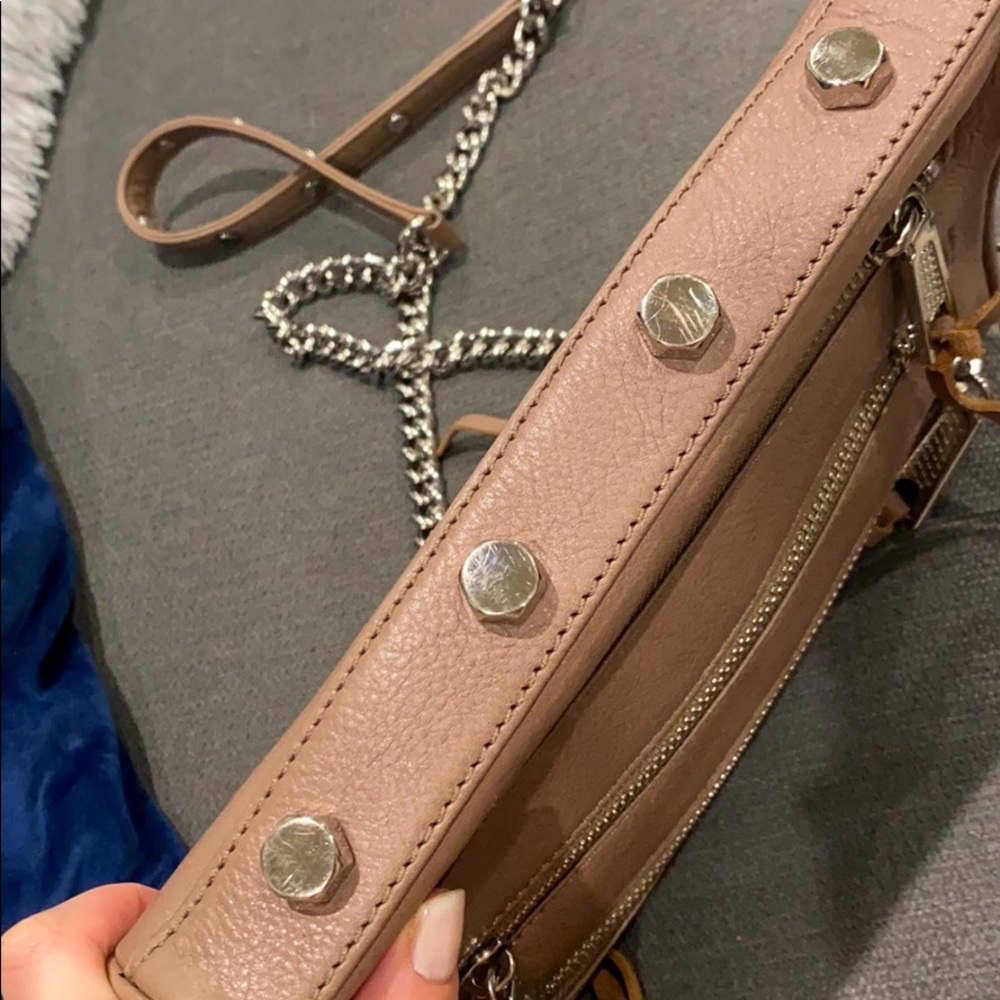 Rebecca Minkoff taupe multizip crossbody bag - Picture 8 of 11